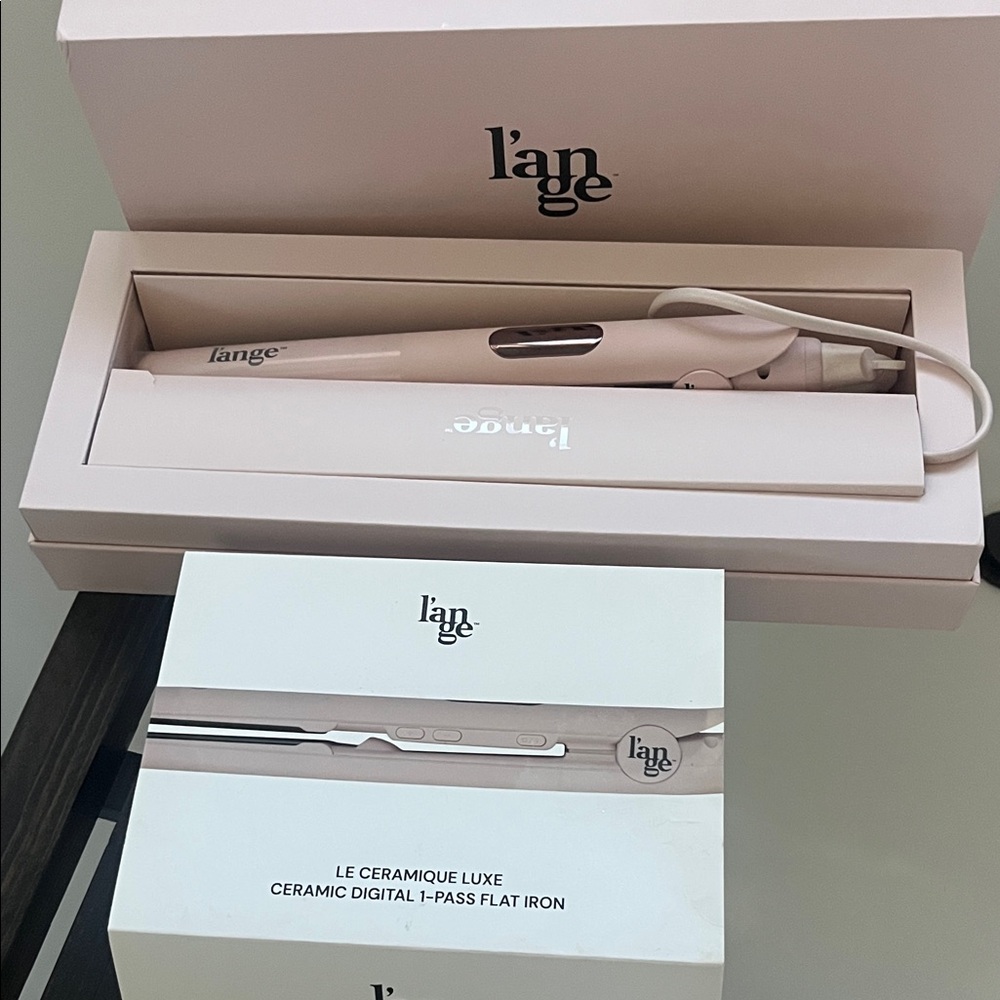 Lange Pink Ceramic Digital 1-Pass Flat Iron